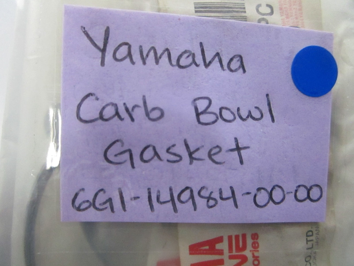 *NEW OEM* 0810 Yamaha Carburetor Bowl Gasket 6G1-14984-00-00