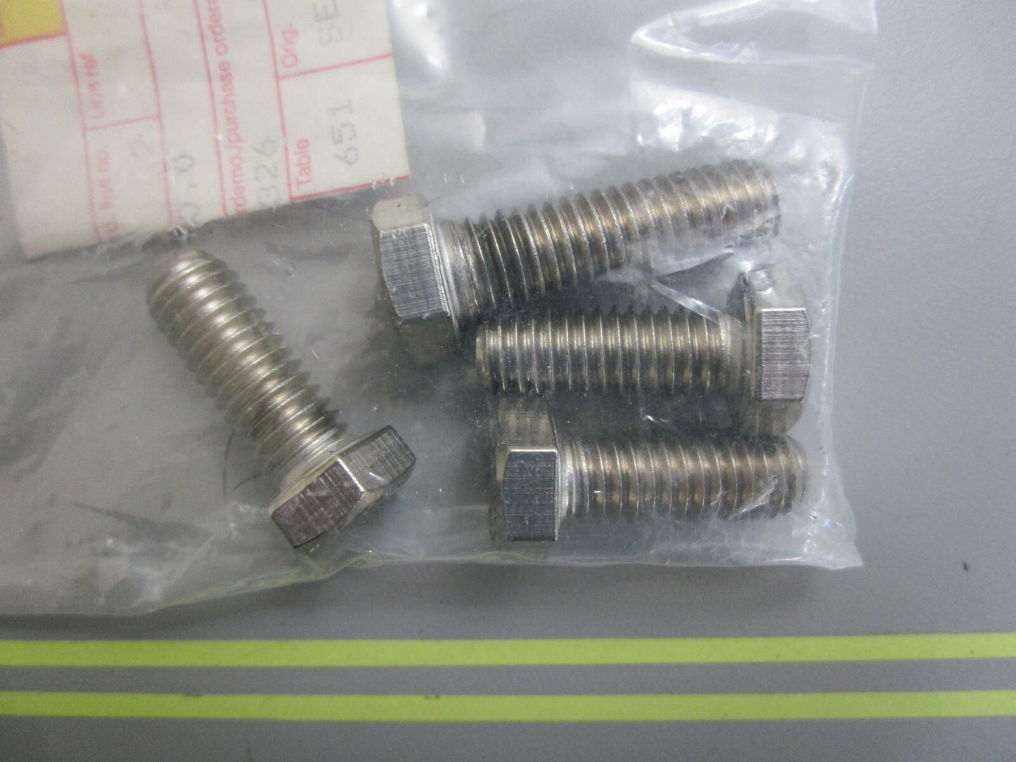 *NEW OEM* (LOT OF 4) 0810 Volvo Penta Hexagon Screw 959967