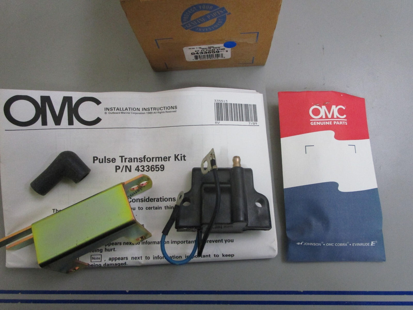 *NEW OEM* 0820 OMC Johnson Evinrude Pulse Transformer Kit Ay 433659 0433659