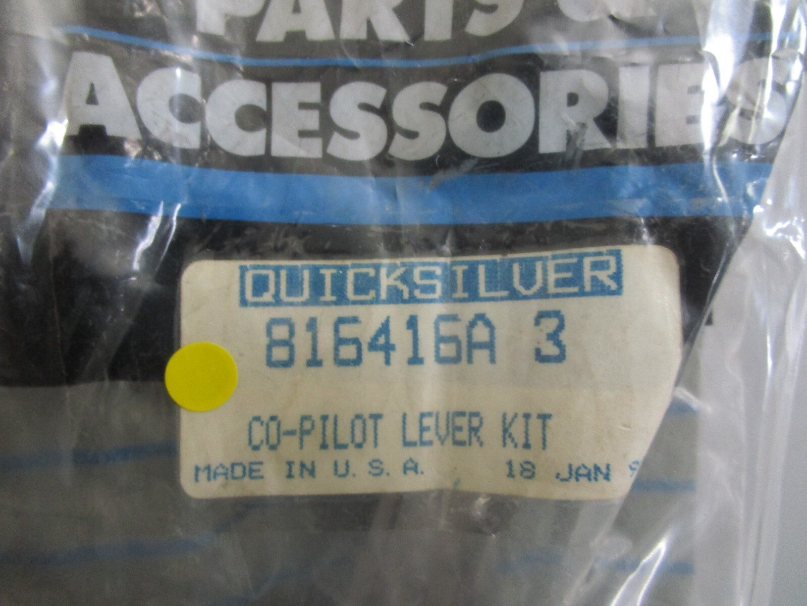 *NEW OEM* 0810 Mercury Quicksilver Co-Pilot Lever Kit 816416A3