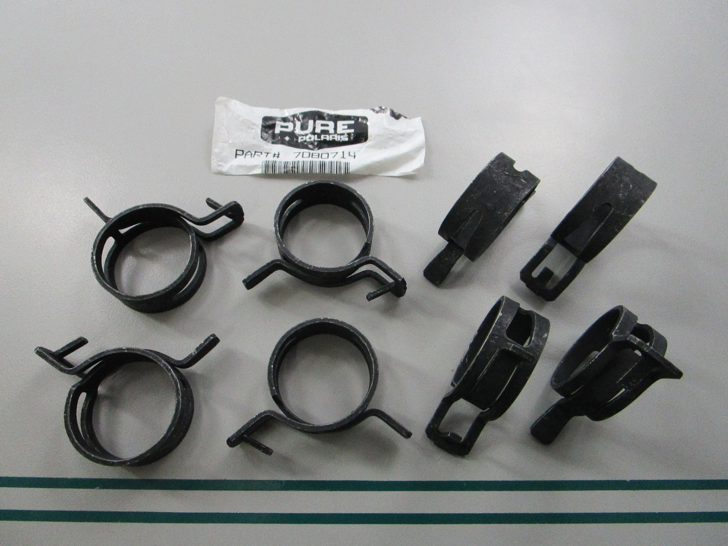 NEW OEM (LOT OF 8) 7080714 Polaris Breather Hose Clamp 0810