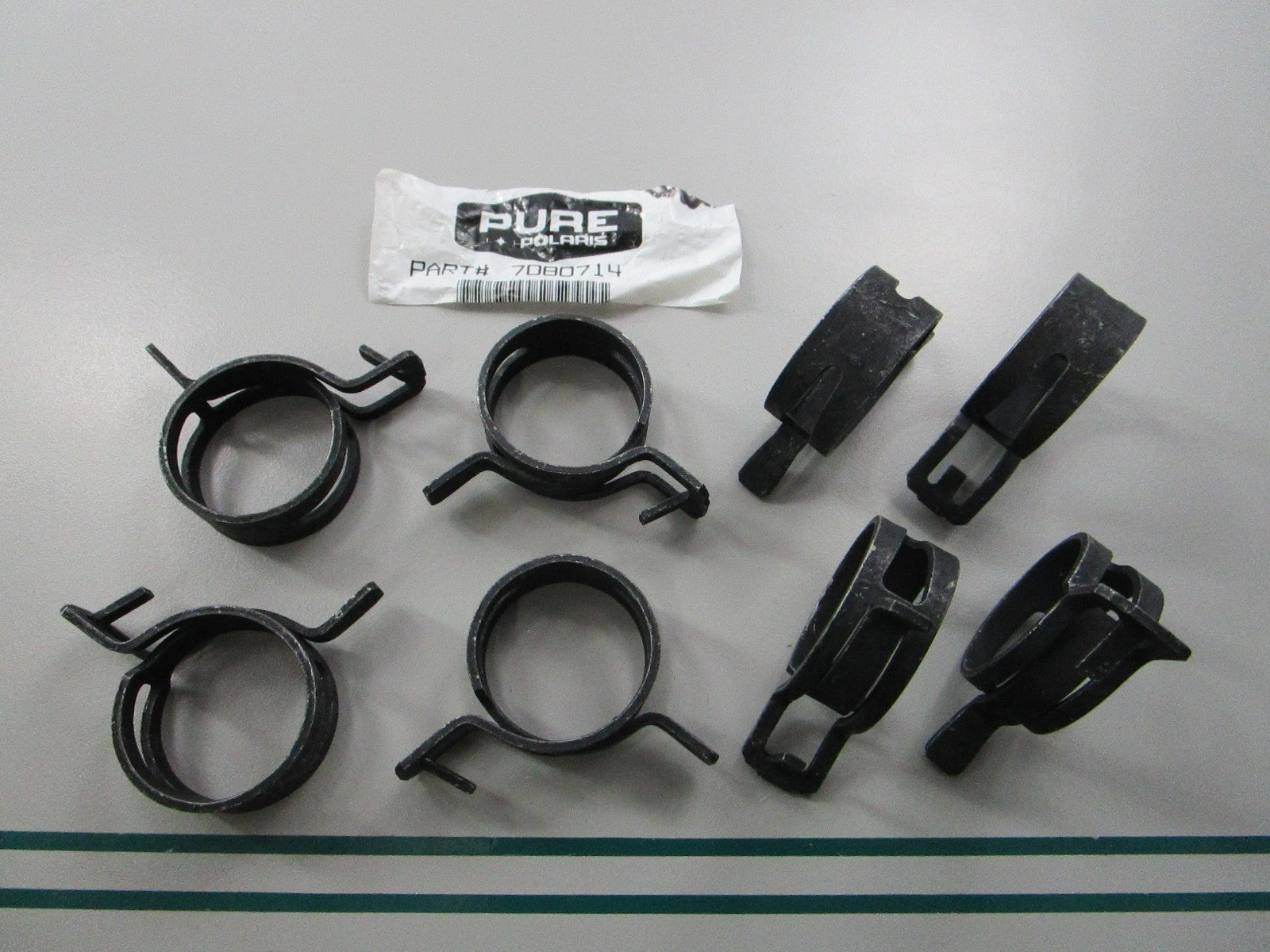 NEW OEM (LOT OF 8) 7080714 Polaris Breather Hose Clamp 0810