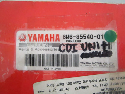 Yamaha 6M6-85540-01 CDI Unit Assy Outboard Ignition NOS Genuine NEW OEM 0820