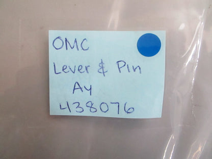 *NEW OEM* 0820 OMC Johnson Evinrude Lever & Pin Ay 438076 0438076 342901