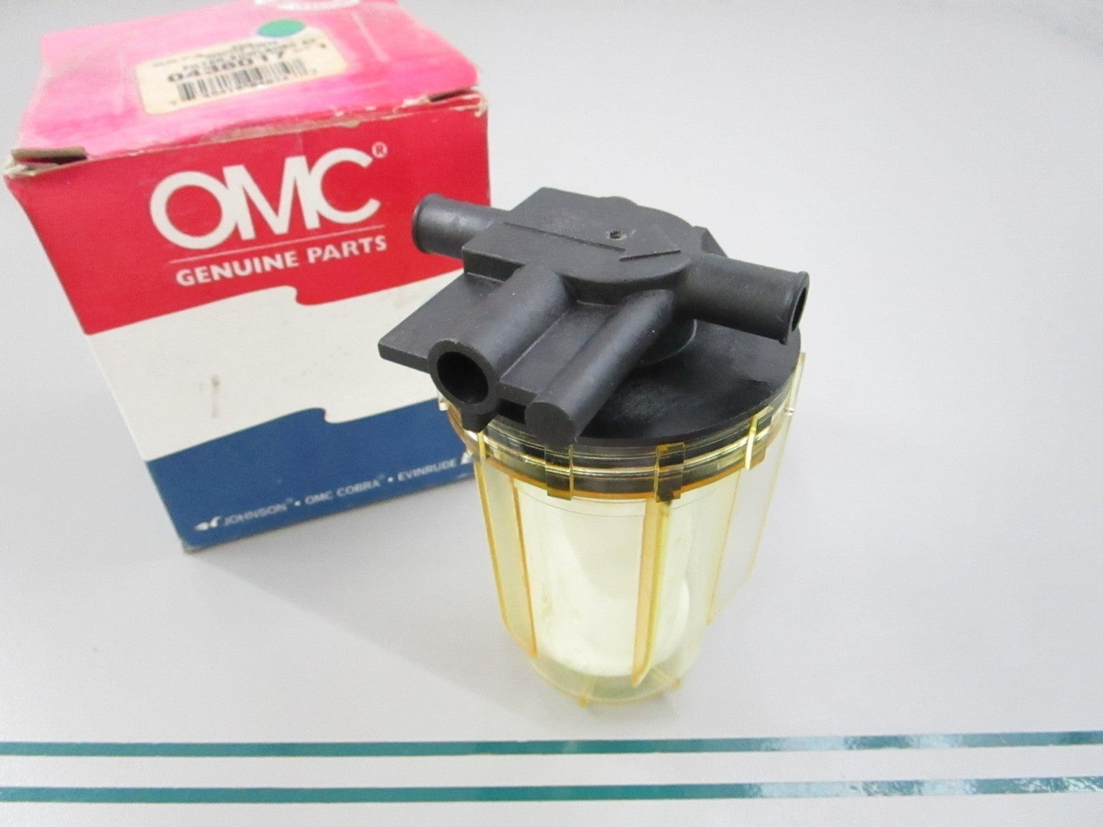 NEW OEM 438017 0438017 OMC Johnson Evinrude Bowl & Housing Filter Ay 0810