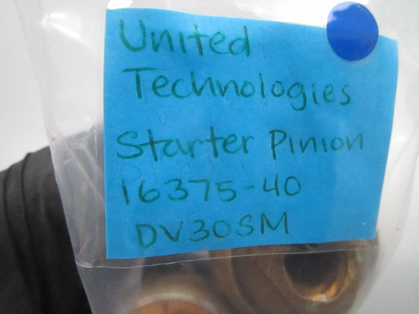 *NEW* 0810 United Technologies Starter Pinion 16375-40 DV30SM