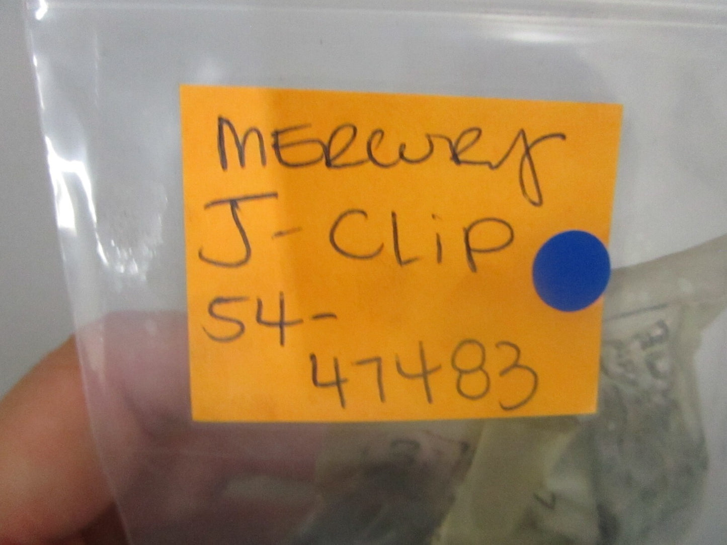*NEW OEM* (LOT OF 2) 0810 Mercury Quicksilver J-Clip 54-47483