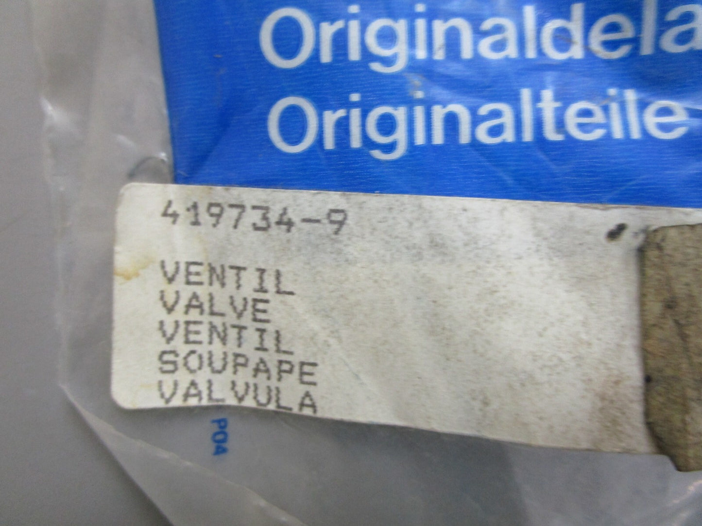 *NEW OEM* 0820 Volvo Penta Inlet Valve 419734