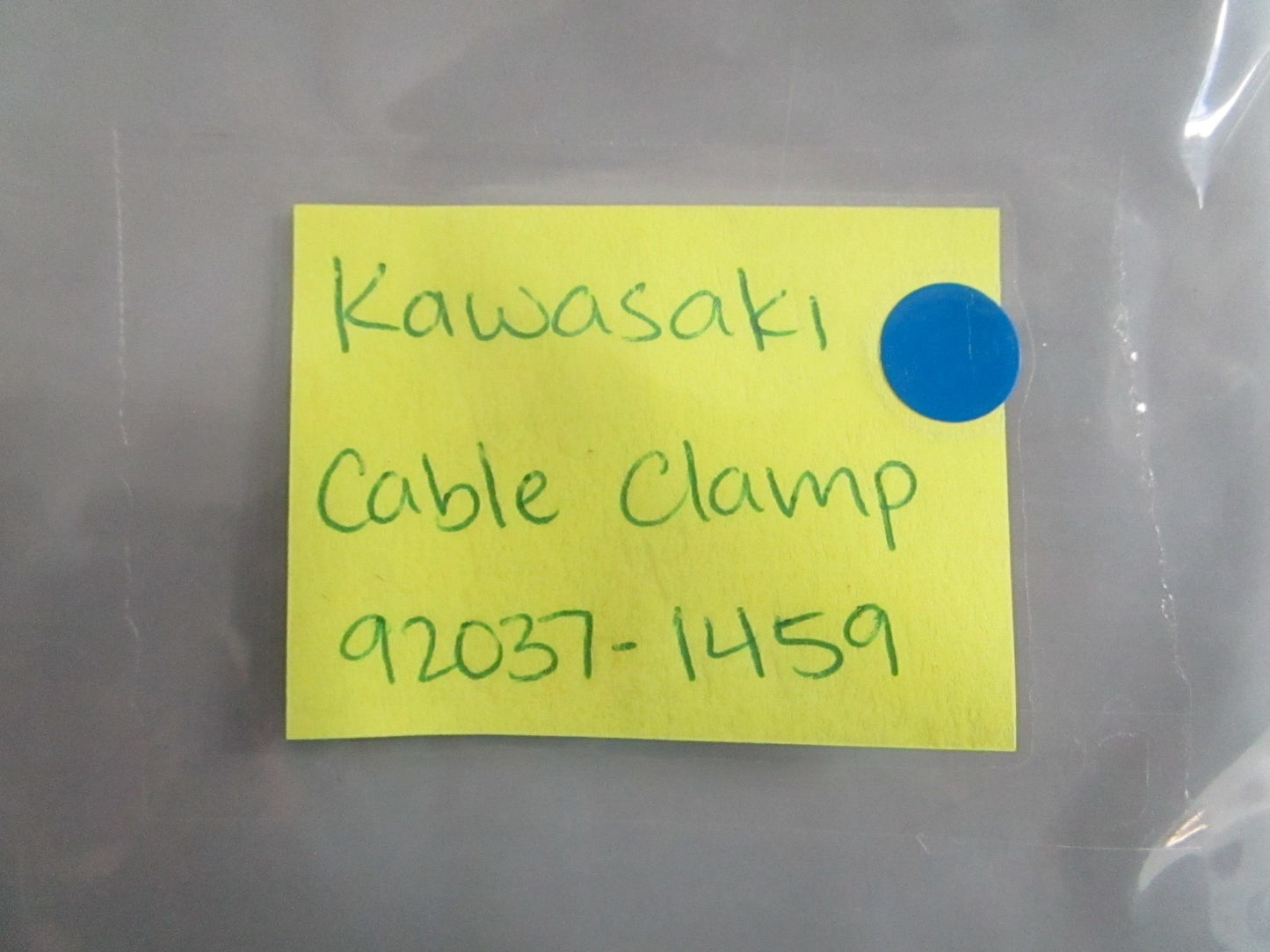 NEW OEM 92037-1459 Kawasaki Cable Clamp 0820