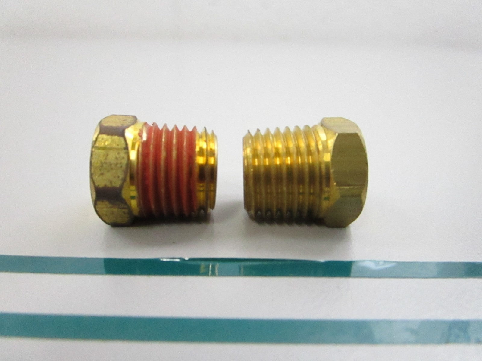 Mercury NEW OEM Brass Pipe Plug 22-36382 1/4-18 NPT NOS Part (LOT OF 2) 0810