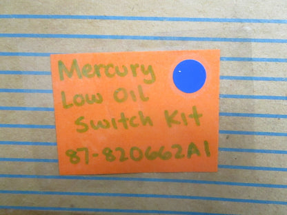 *NEW OEM* 0820 Mercury Quicksilver Low Oil Switch Kit 87-820662A1