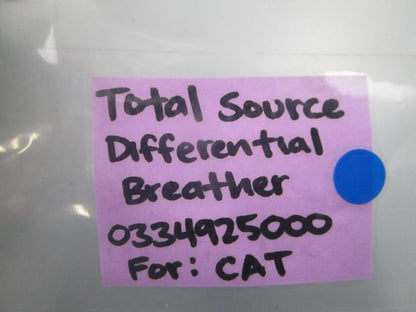 *NEW* 0810 Total Source Differential Breather 0334925000 For: CAT