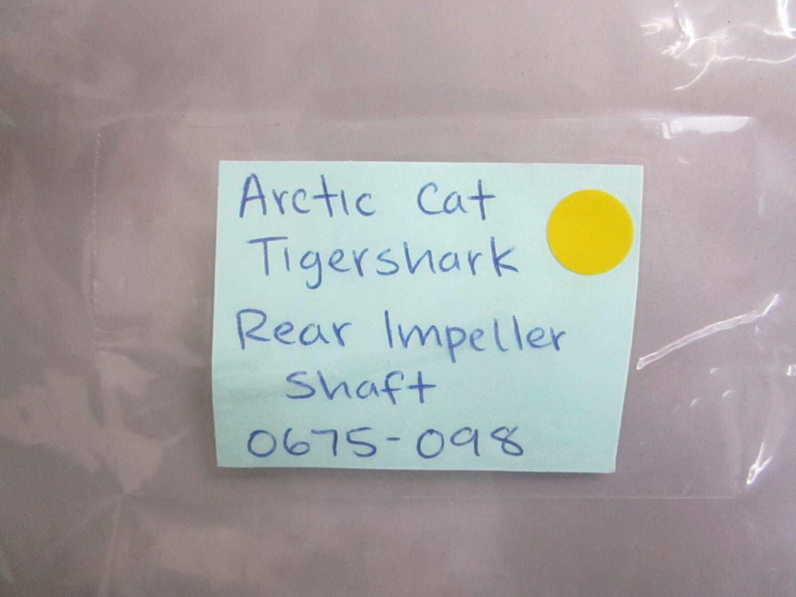 *NEW OEM* 0820 Arctic Cat Tigershark Rear Impeller Shaft 0675-098