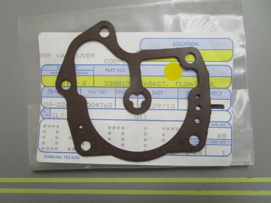 *NEW OEM* 0810 OMC Johnson Evinrude Float Bowl Gasket 338813 0338813