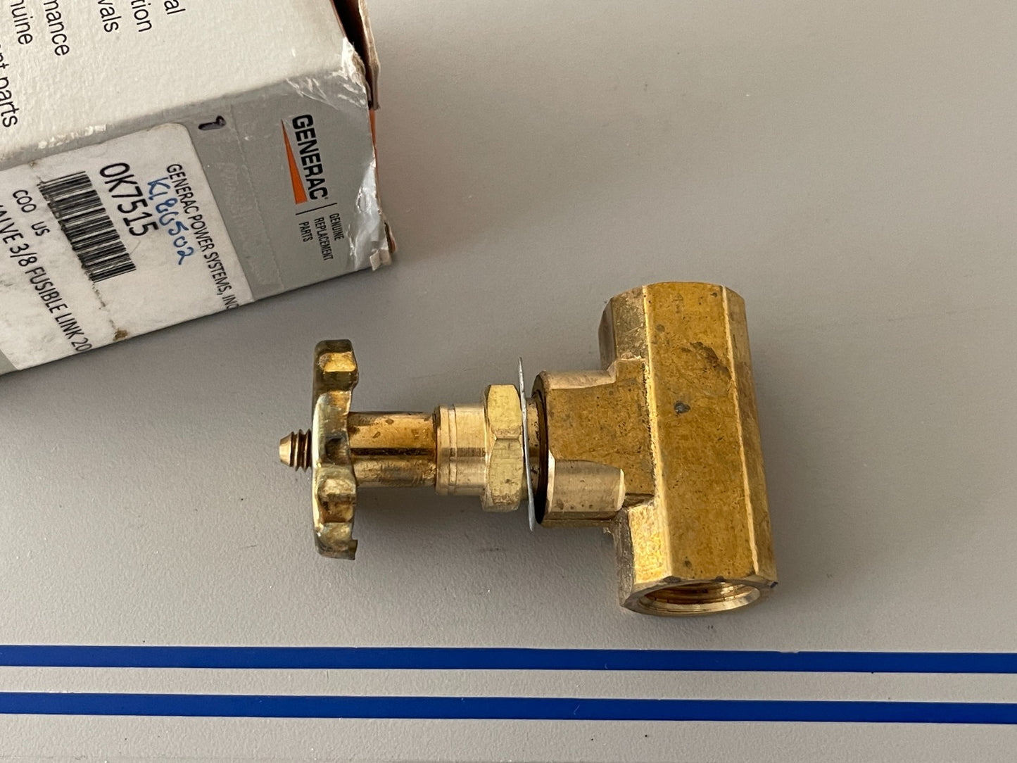 *NEW OEM* 0720 Generac 3/8 Fusible Link Valve 0K7515
