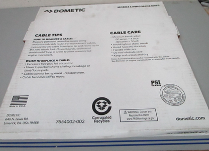 *NEW OEM* 0720 Dometic 16' Xtreme Cable CCX63316