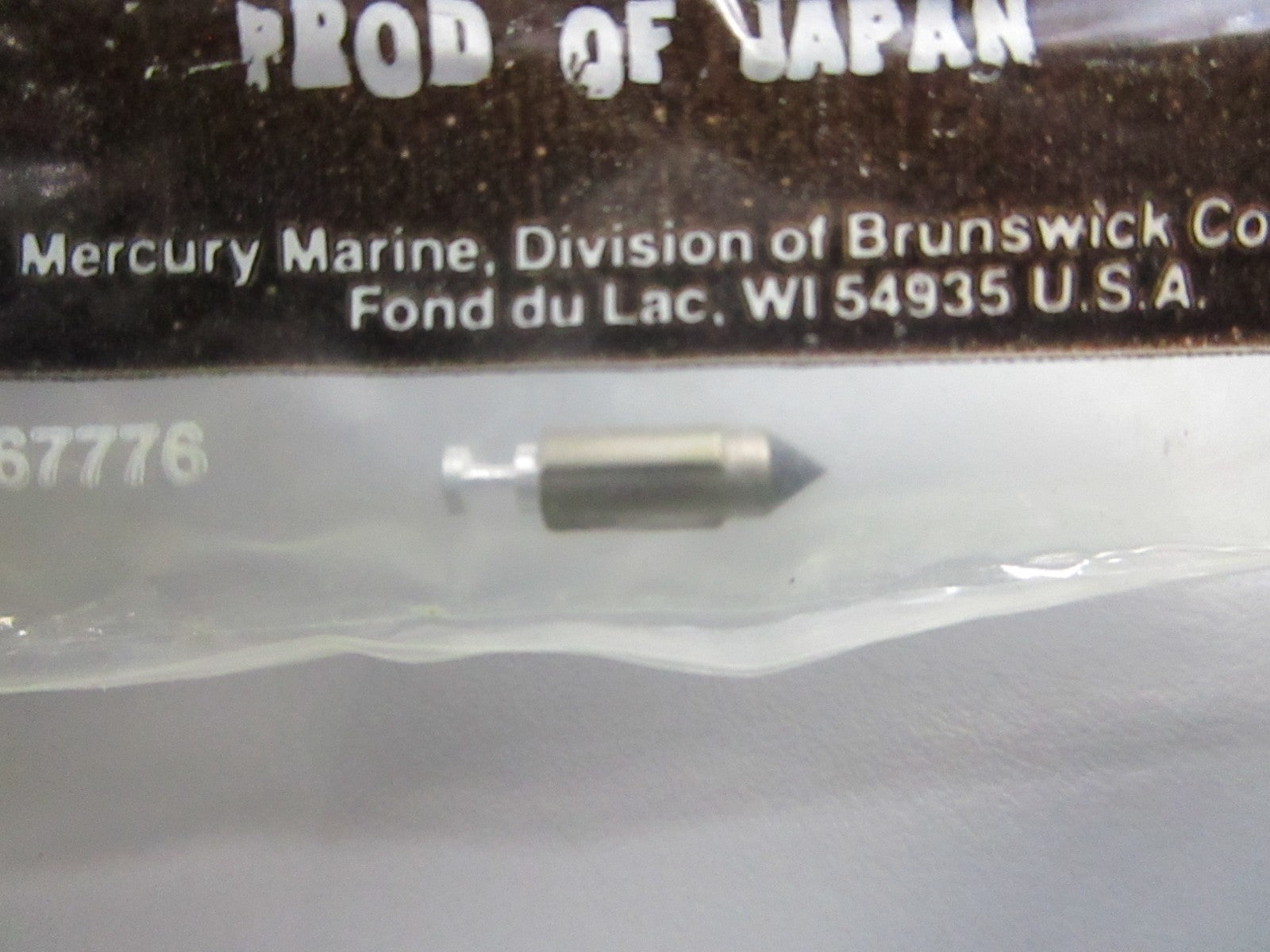 NEW OEM 91742M Mercury Quicksilver Carburetor Needle Valve 0810