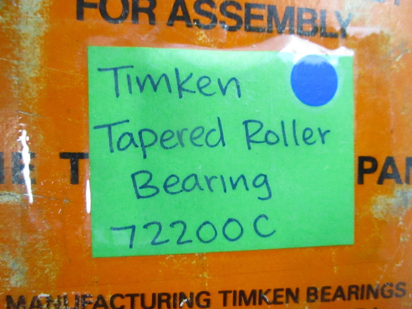 *NEW OEM* 0810 Timken Tapered Roller Bearing 72200C