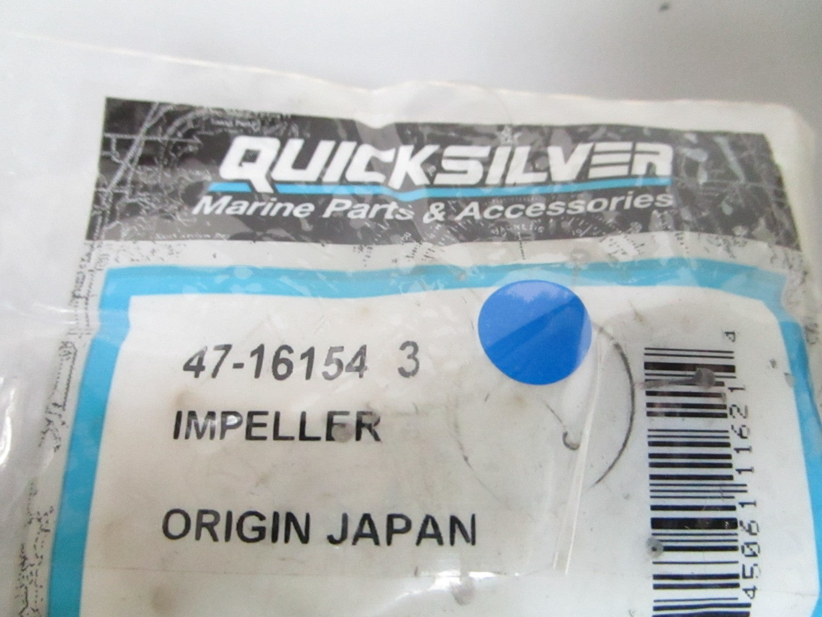 *NEW OEM* 0720 Mercury Quicksilver Impeller 47-16154 3