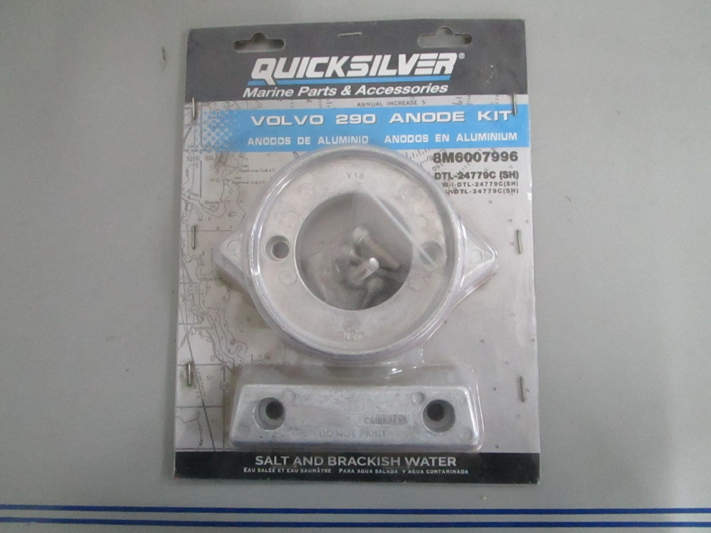 NEW OEM 8M6007996 Mercury Quicksilver Anode Kit 0820