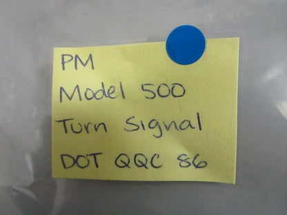 NEW OEM DOT QQC 86 PM Model 500 Turn Signal 0820