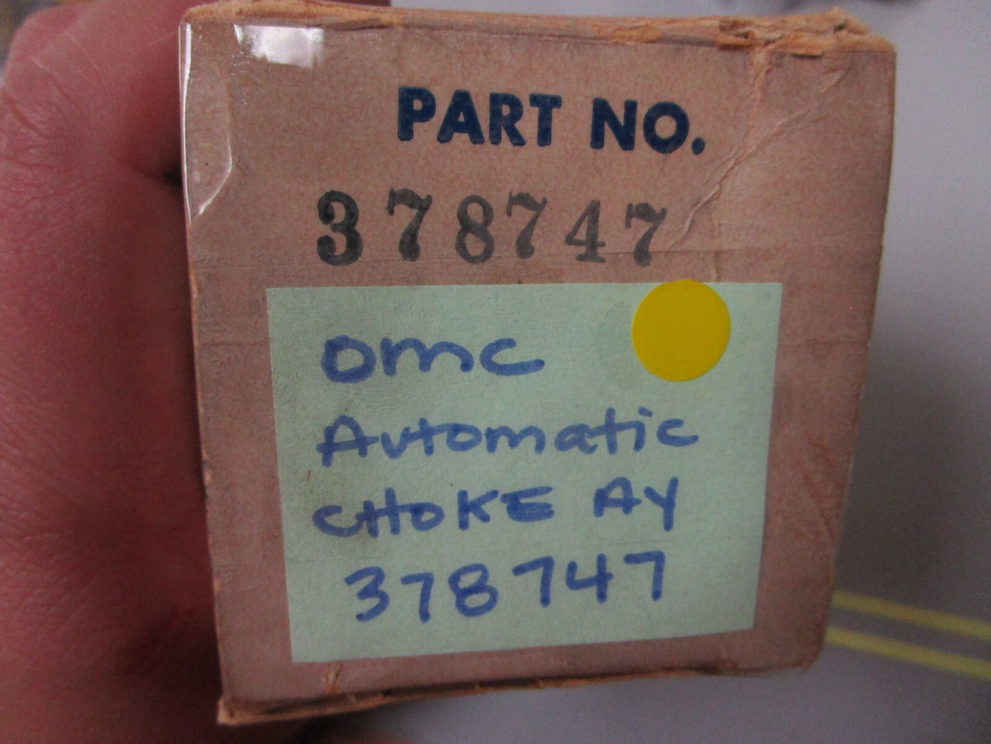 *NEW OEM* 0810 OMC Johnson Evinrude Automatic Choke Assembly 378747 0378747