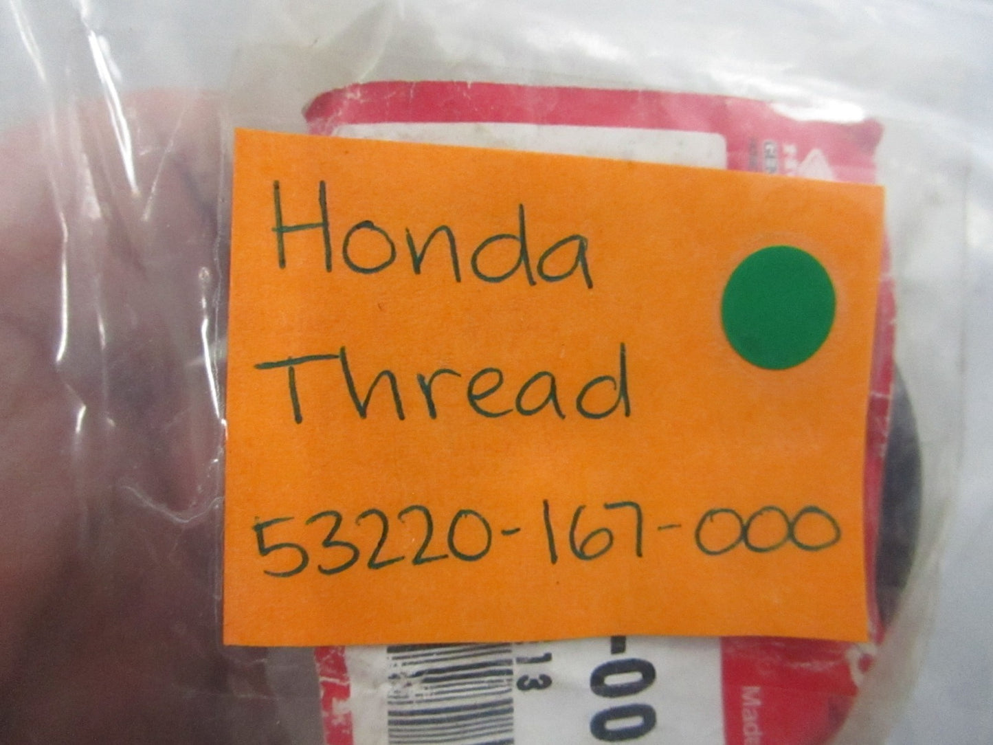 NEW OEM 53220-167-000 Honda Thread 0810