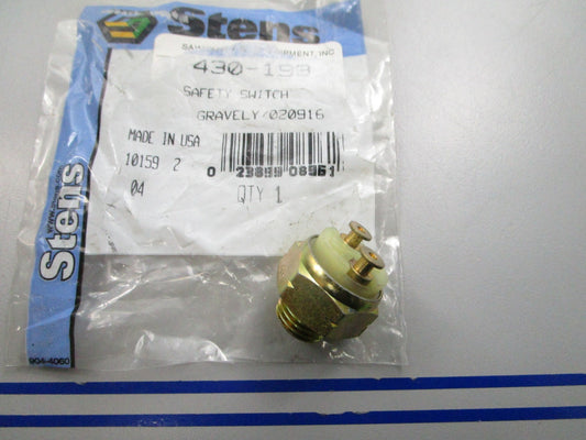 NEW Stens 430-193 Safety Switch Replaces: 020916 0810