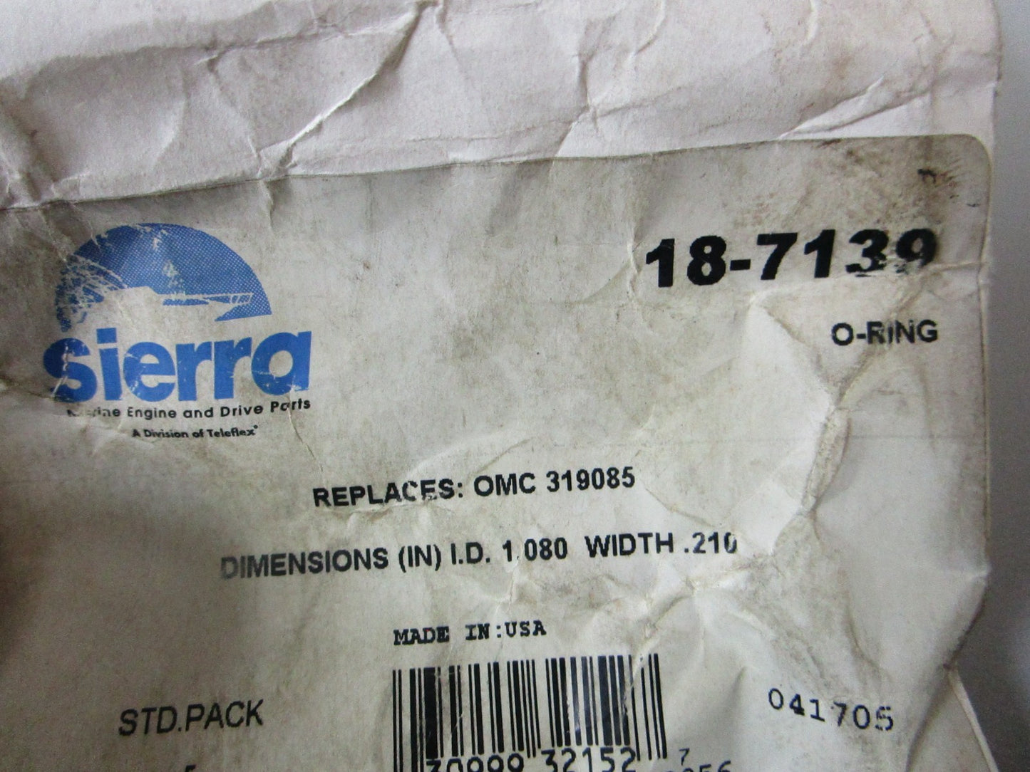 NEW (LOT OF 8) 18-7139 Replaces: OMC 319085 Sierra O-Ring 0810