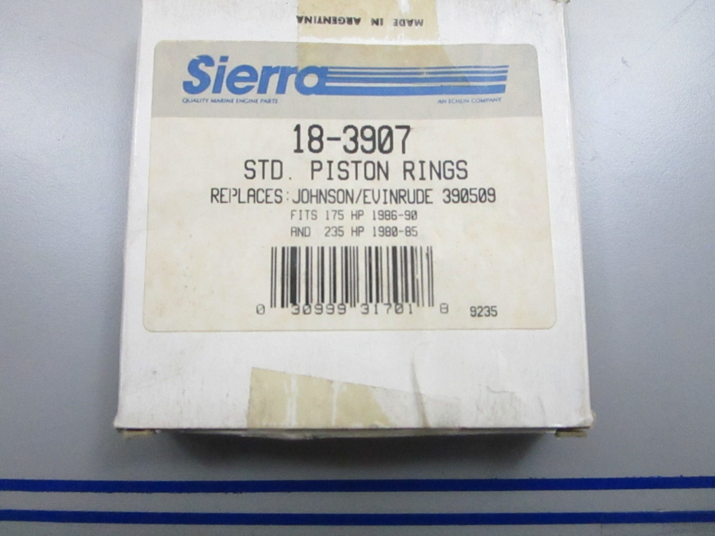 *NEW* 0810 Sierra 2 Piston Ring Set 18-3907 Replaces: 390509