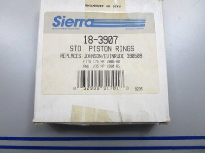 *NEW* 0810 Sierra 2 Piston Ring Set 18-3907 Replaces: 390509