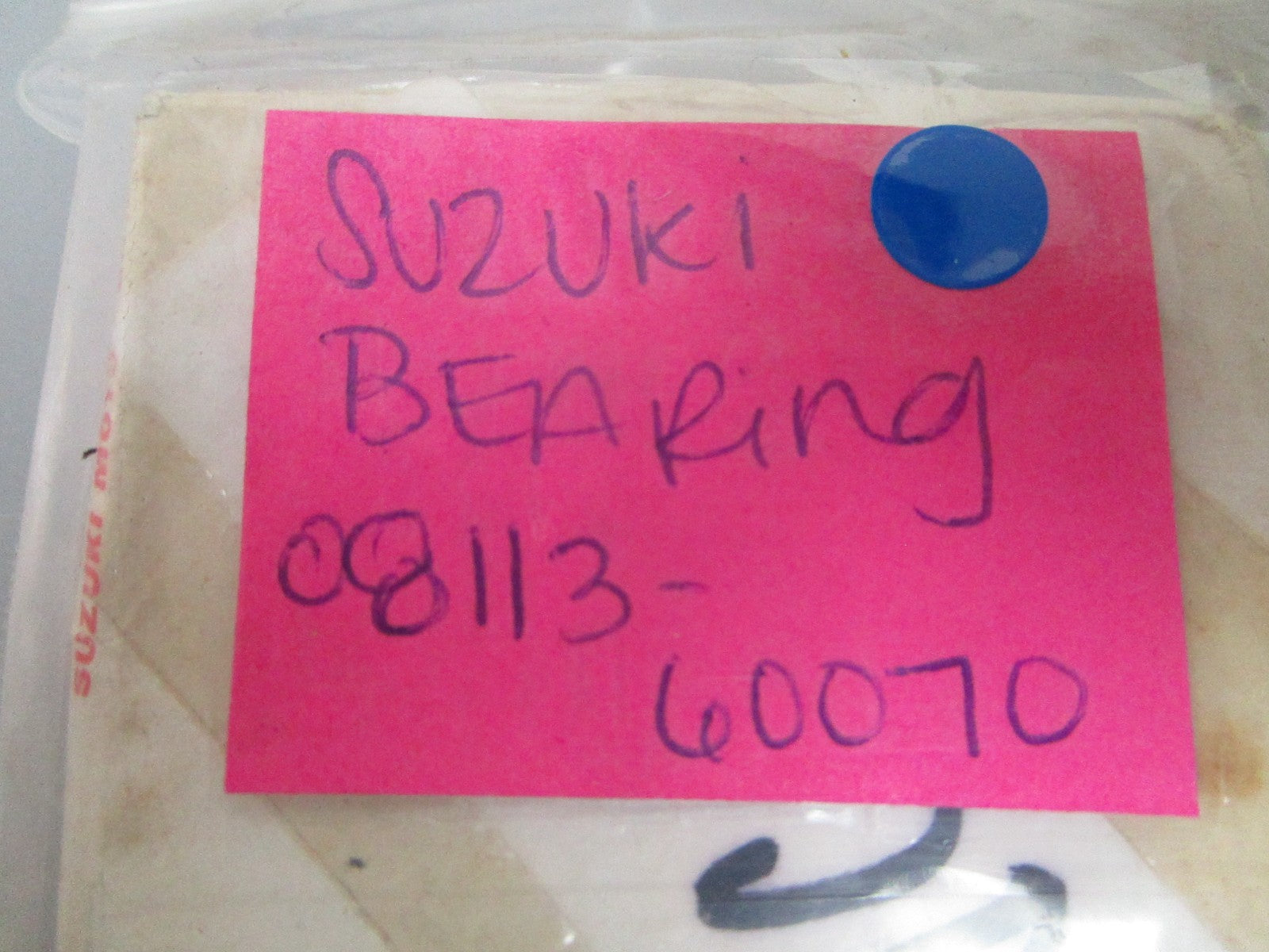 NEW OEM 08113-60070 Suzuki Bearing 0720