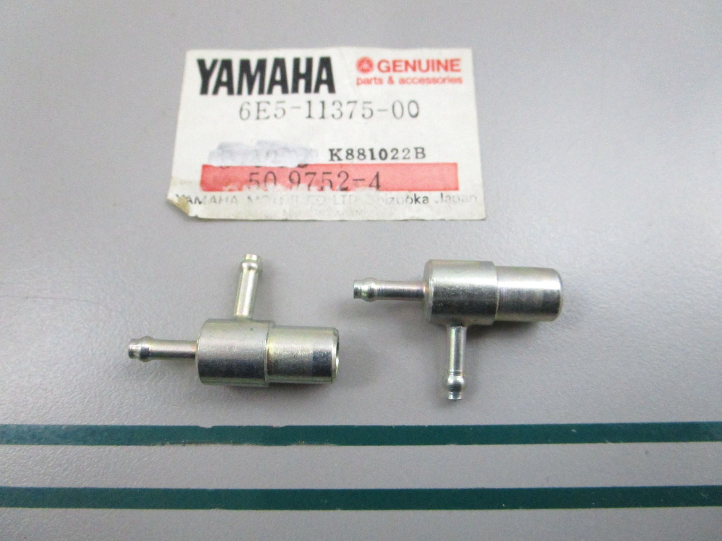 NEW OEM (LOT OF 2) 6E5-11375-00-00 Yamaha Hose Nipple 0810