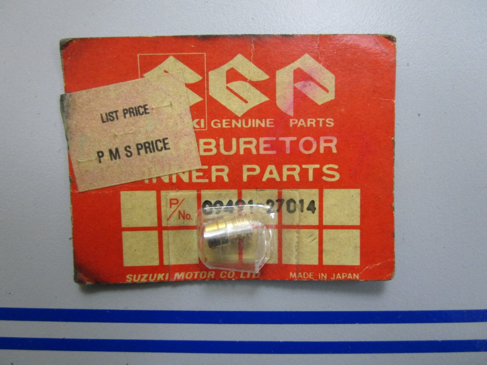 *NEW OEM* 0810 Suzuki Main Jet (137.5) 09491-27014