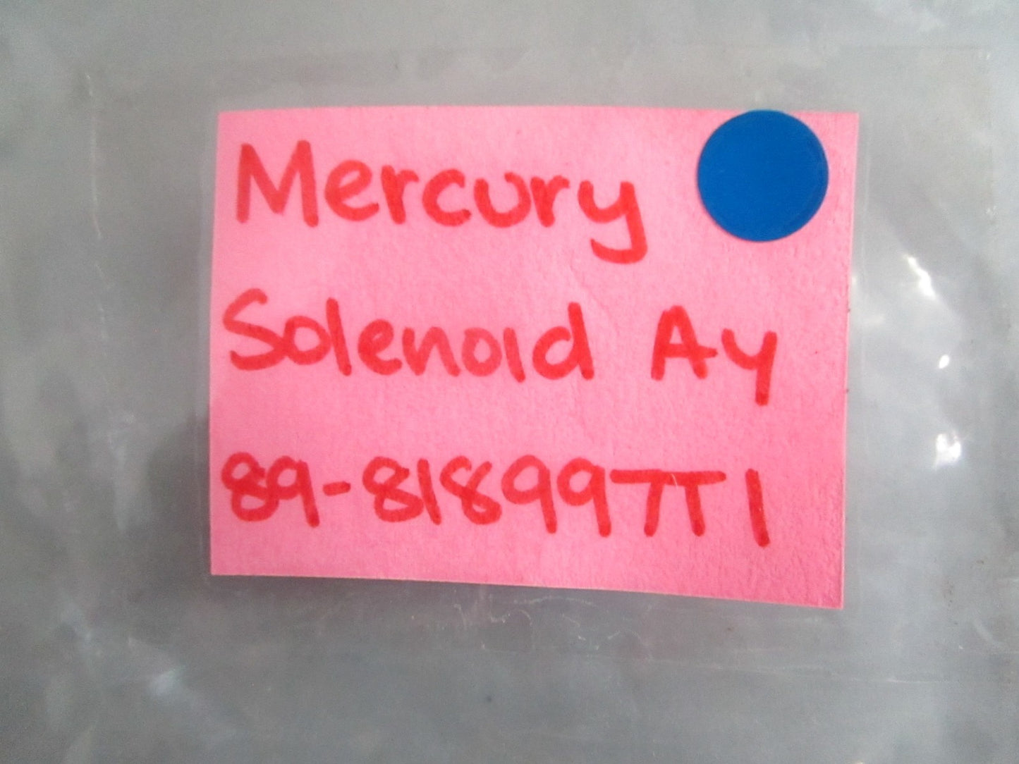 NEW OEM 89-818997T1 Mercury Quicksilver Solenoid Assy 0820