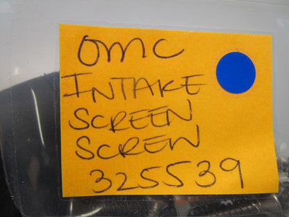 *NEW OEM* (LOT OF 2) 0720 OMC Johnson Evinrude Intake Screen Screw 325539