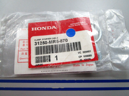 NEW OEM 31250-MR5-870 Honda Starter Cable Clamp 0810