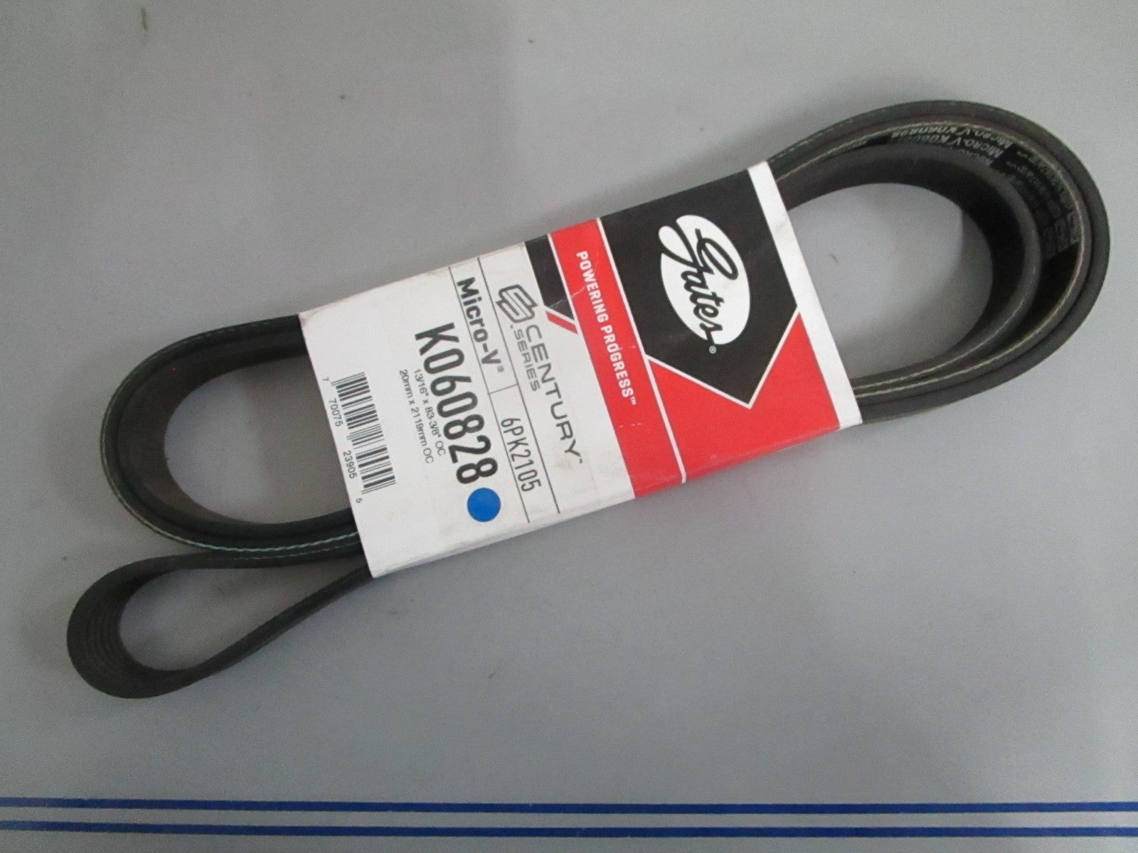 NEW K060828 Gates Century Series Micro-V Serpentine Belt 0820