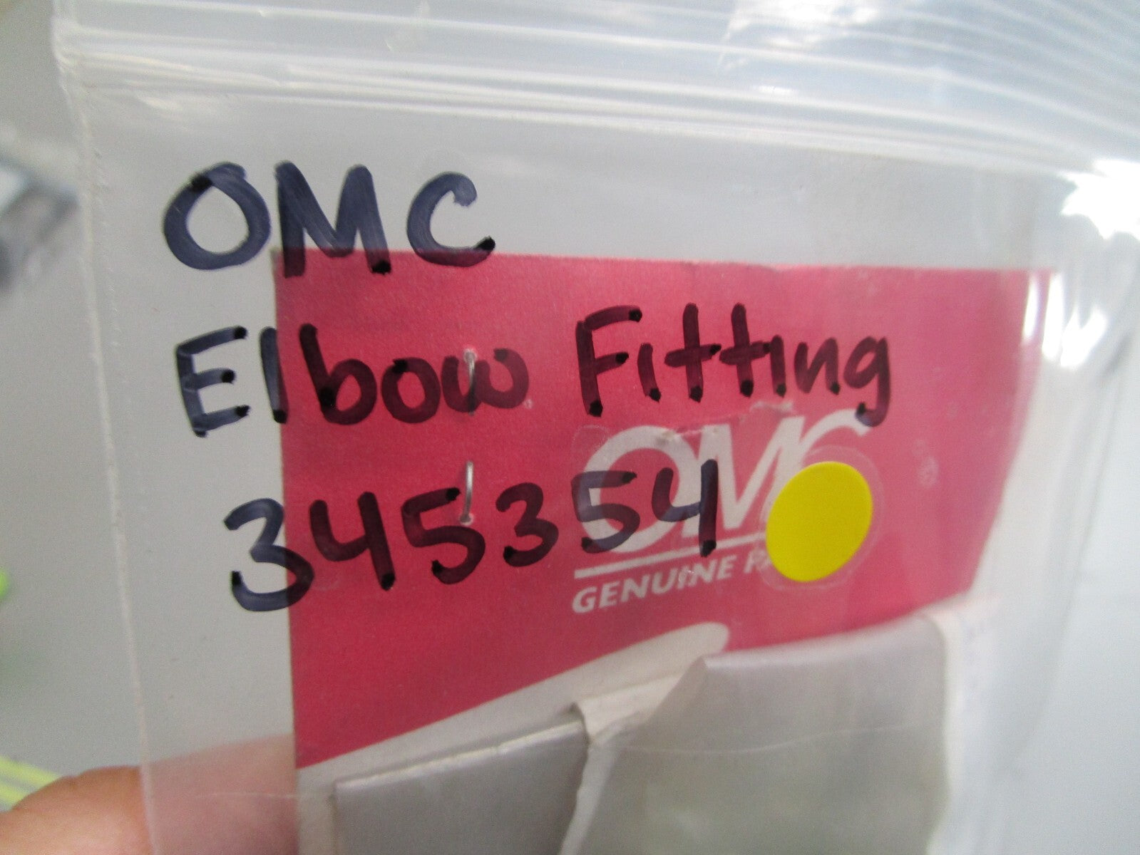 *NEW OEM* 0750 OMC Johnson Evinrude ELBOW FITTING 345354 0345354