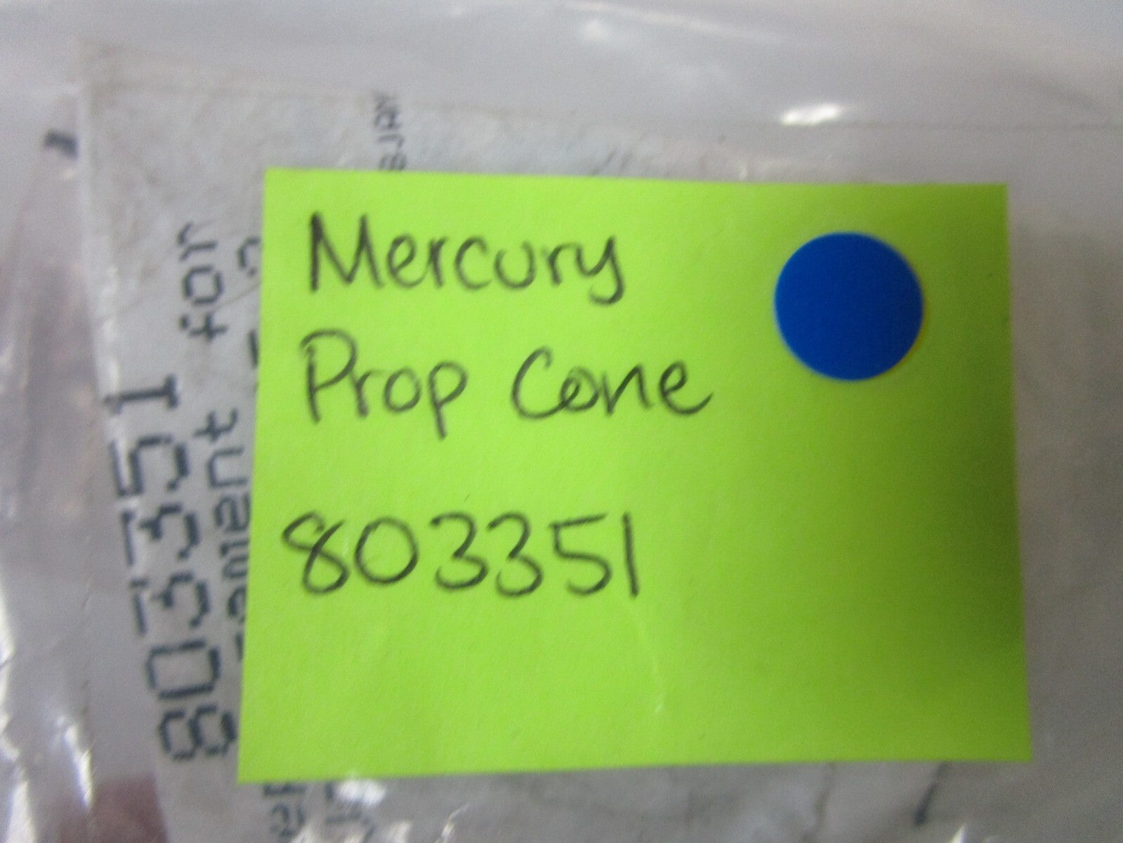 *NEW OEM* 0720 Mercury Quickfit Prop Cone 803351 Replaces: Volvo 854045-2