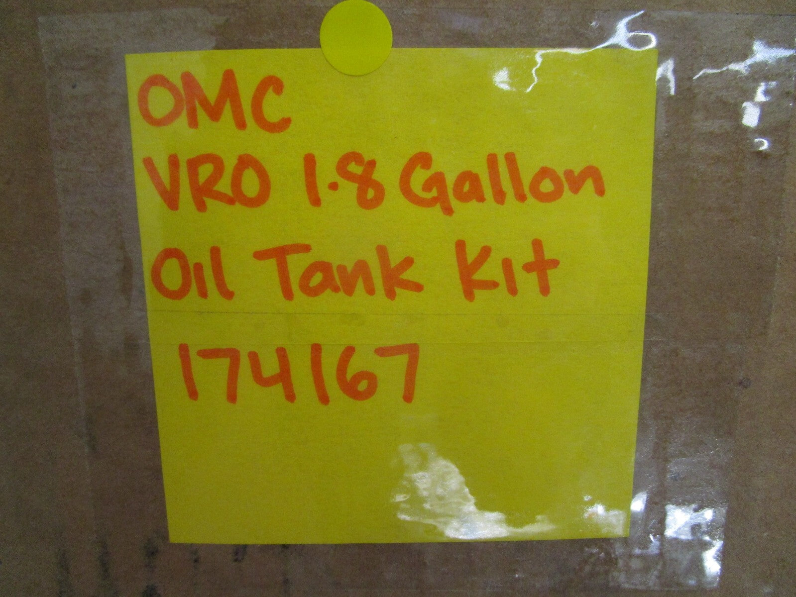 *NEW OEM* 0820 OMC Johnson Evinrude VRO 1.8 Gallon Oil Tank Kit 174167 0174167