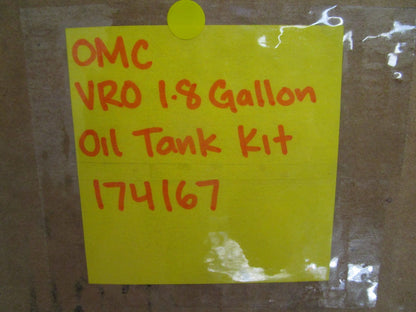 *NEW OEM* 0820 OMC Johnson Evinrude VRO 1.8 Gallon Oil Tank Kit 174167 0174167