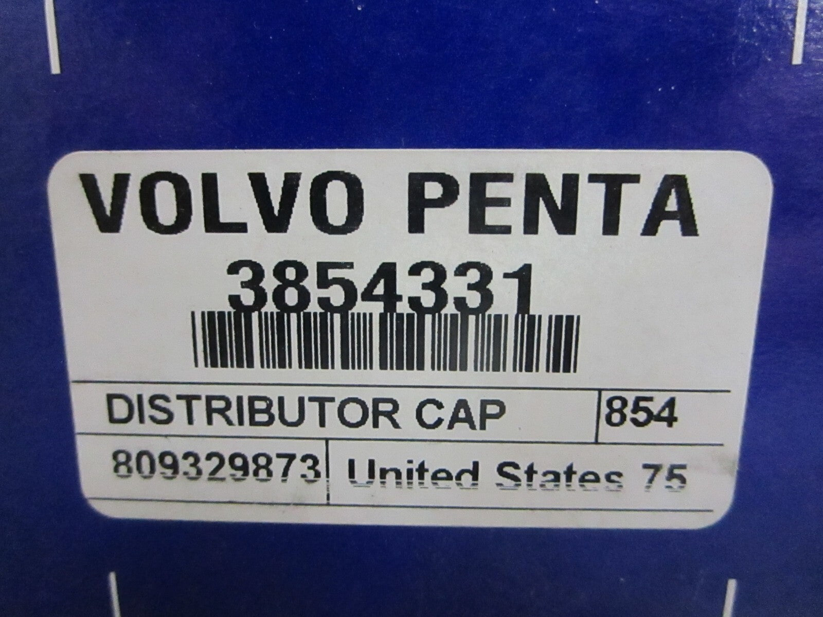 *NEW OEM* 0810 Volvo Penta Distributor Cap 3854331
