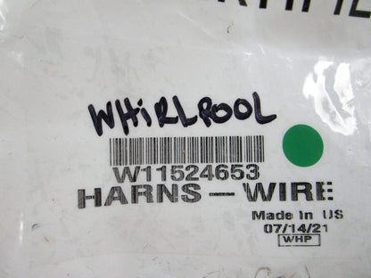 NEW OEM W11524653 Whirlpool Wire Harness 0810