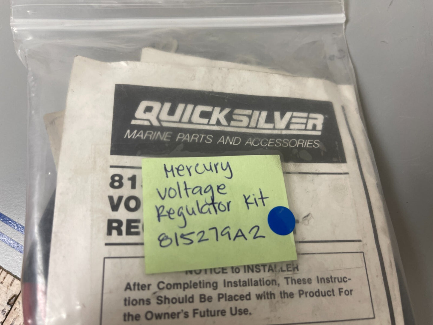 *NEW OEM* 0810 Mercury Quicksilver Voltage Regulator Kit 815279A2