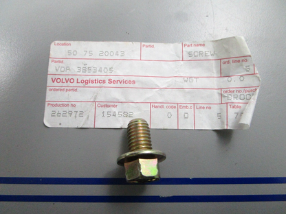 *NEW OEM* 0810 Volvo Penta Screw 3853405