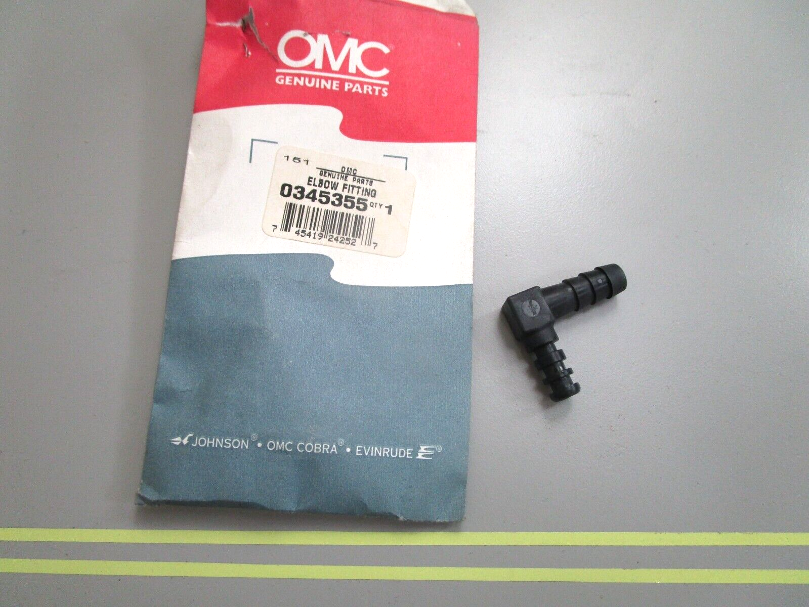 *NEW OEM* 0750 OMC Johnson Evinrude ELBOW FITTING 345354 0345354
