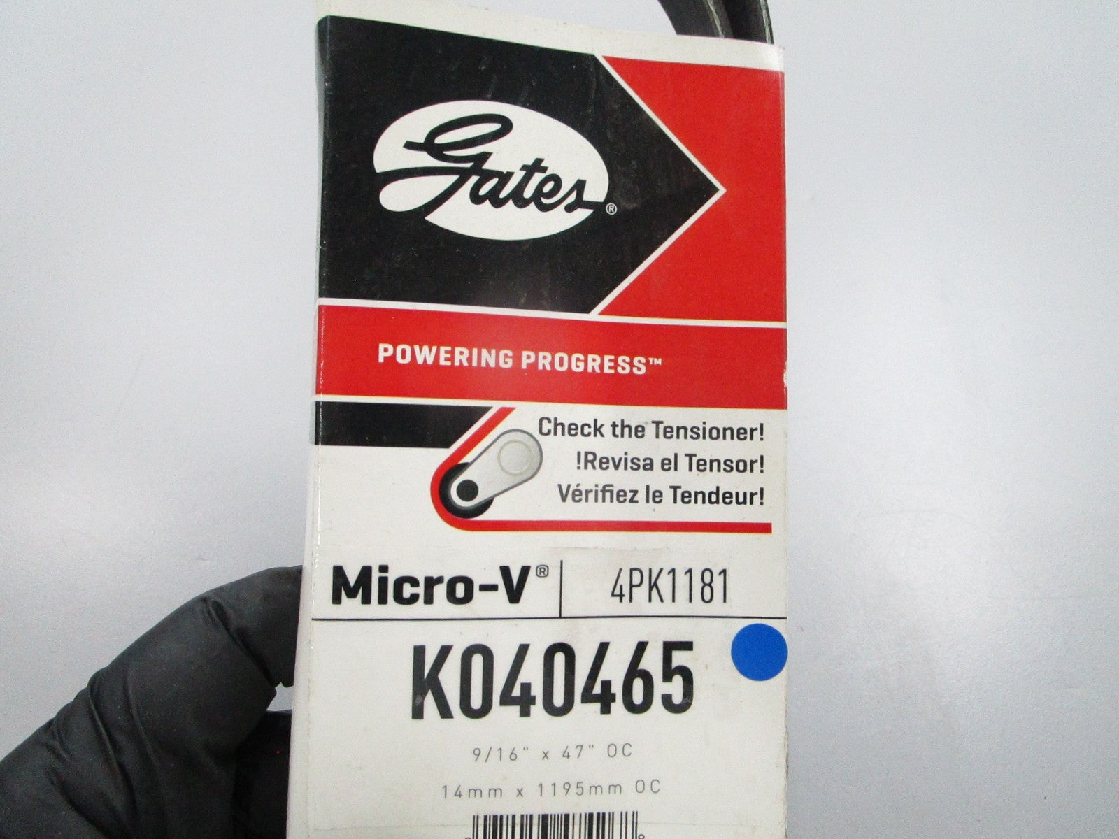 NEW K040465 Gates Micro-V Serpentine Belt 0810