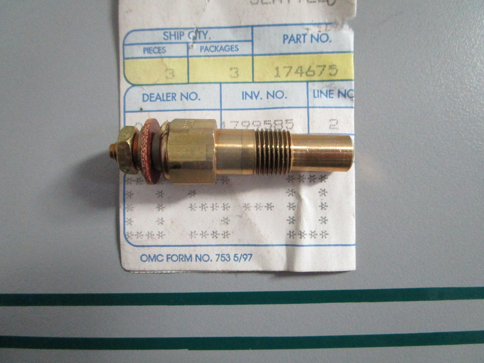 NEW OEM 174678 0174678 OMC Johnson Evinrude Sending Unit 0820