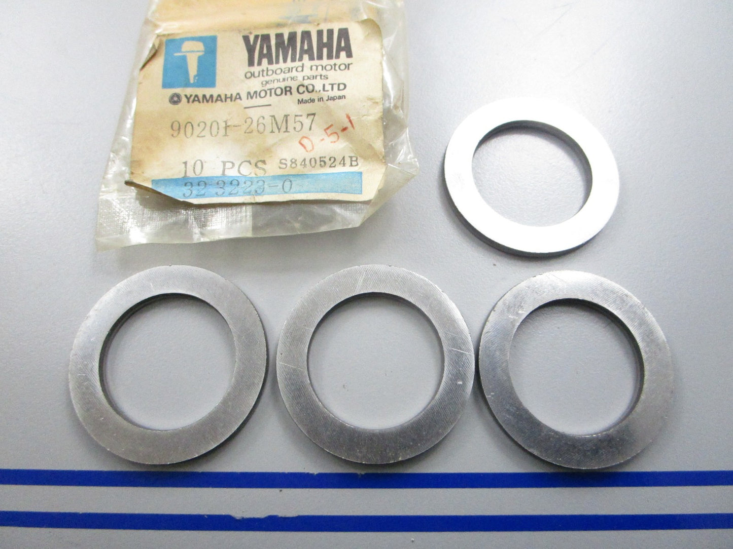 *NEW OEM* (LOT OF 4) 0810 Yamaha Plate Washer 90201-26M57-00